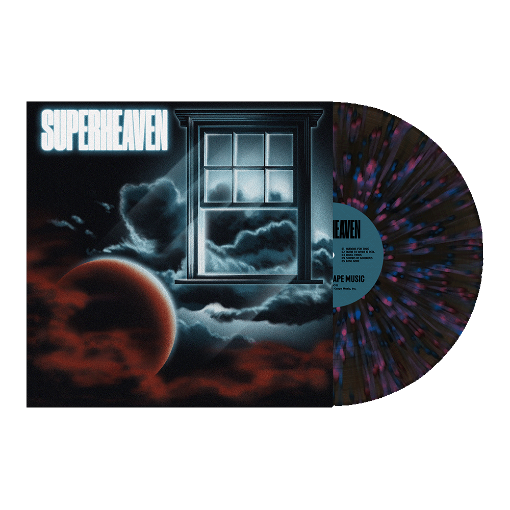 Superheaven 12" Vinyl - Black Ice w/ Blue & Pink Splatter